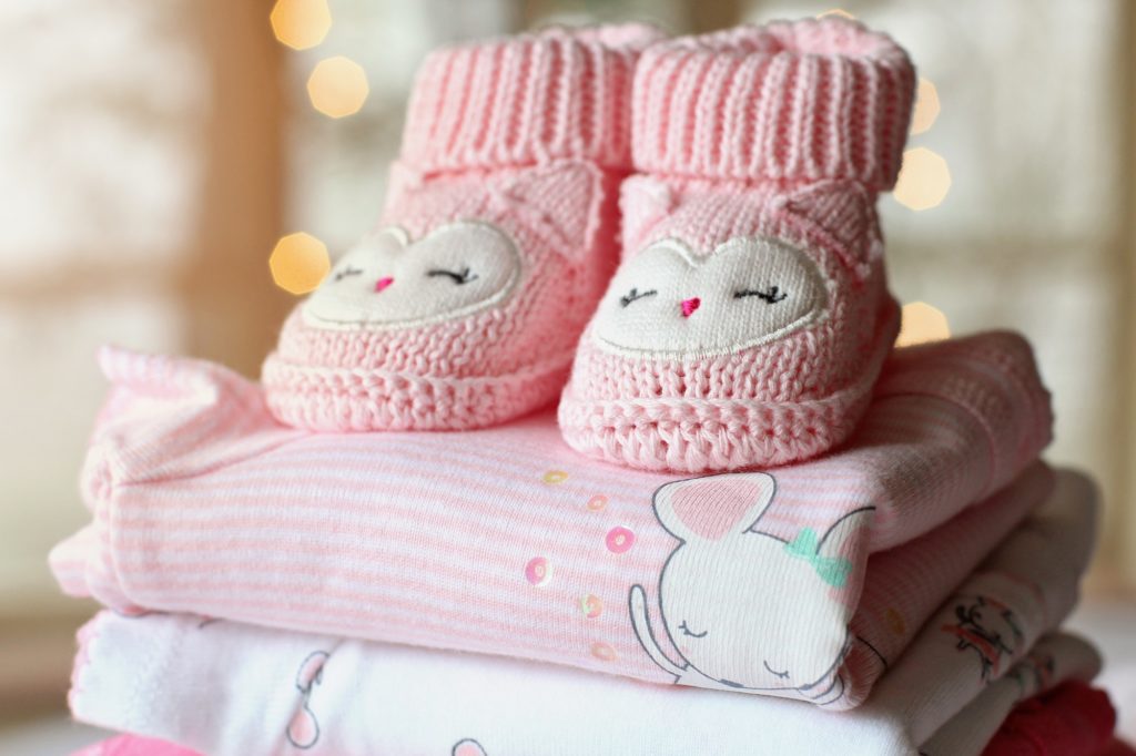 baby booties.blanket