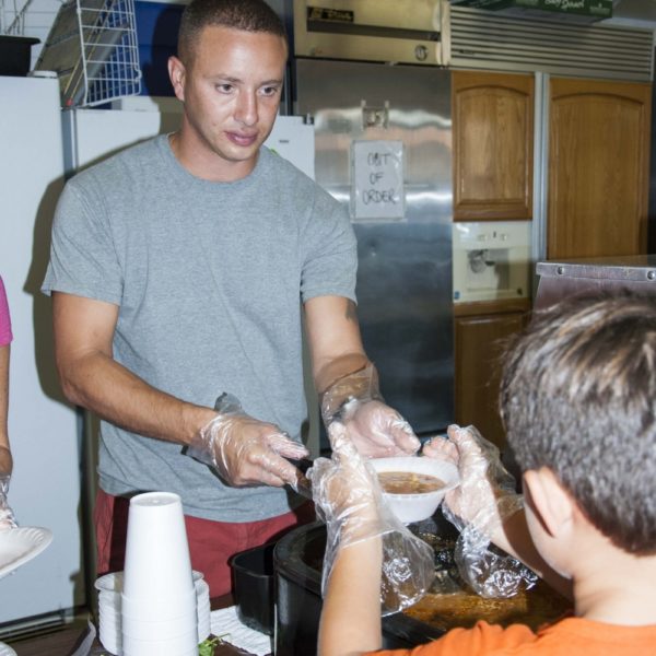 Volunteer Serving at Bread of Life