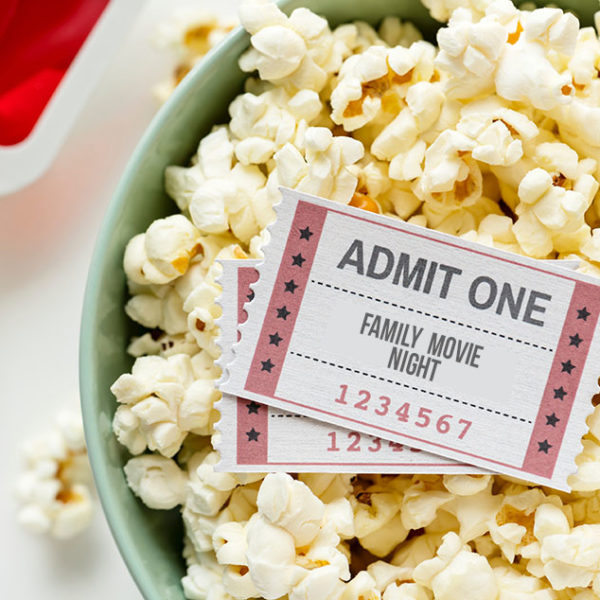 Family movie Night Tix Stubb